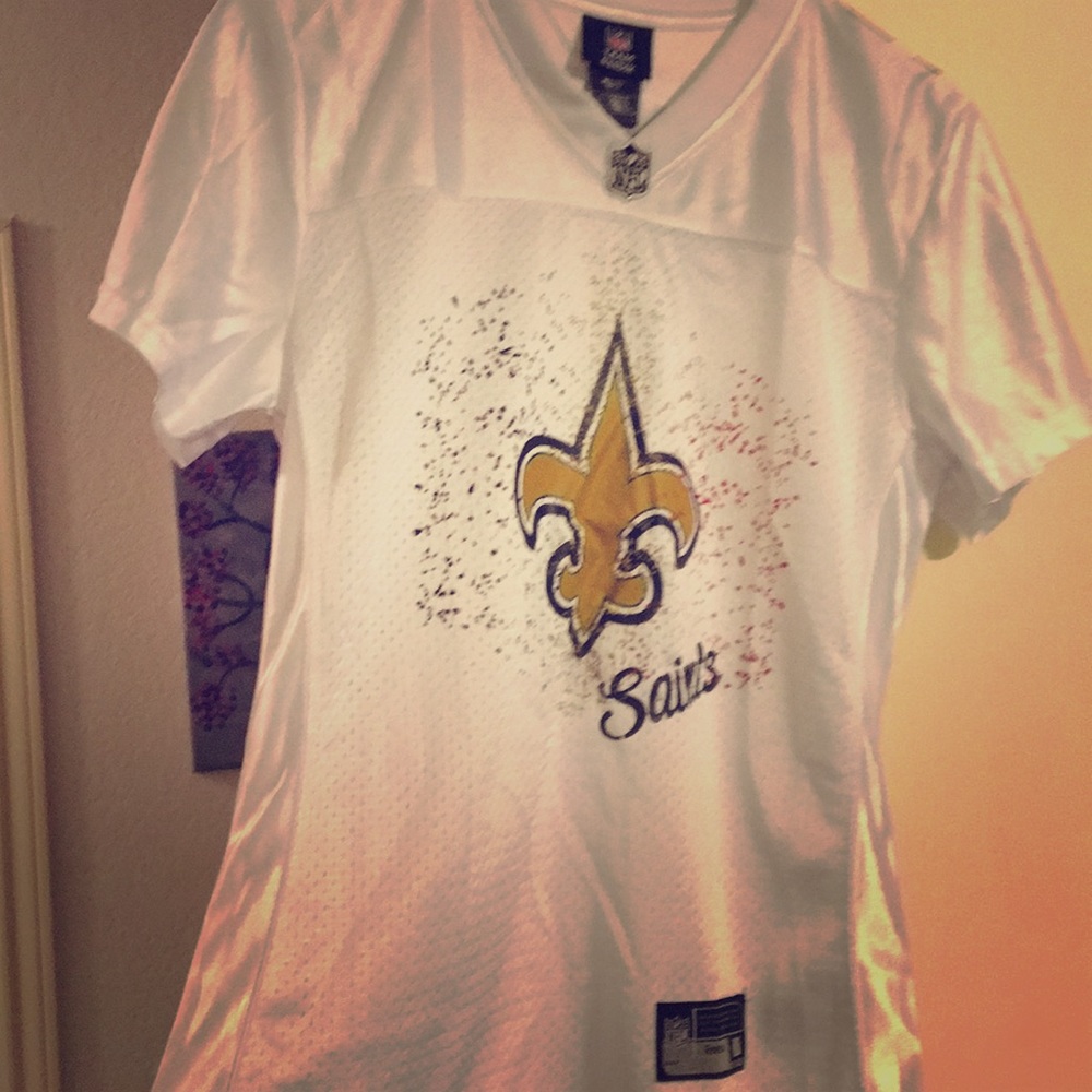 New Orleans Saints Drew Brees jersey.